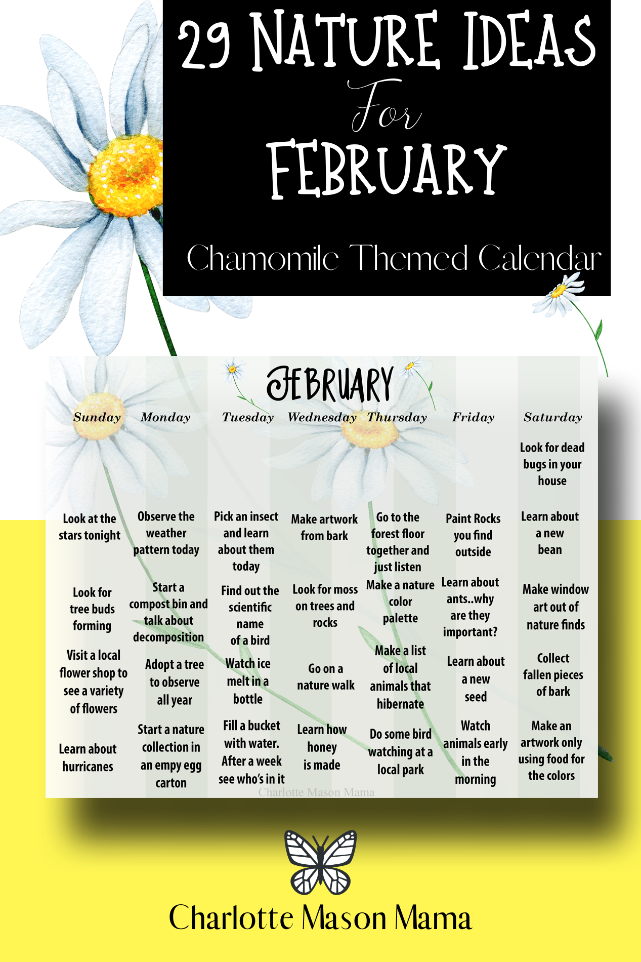 February Nature Calendar