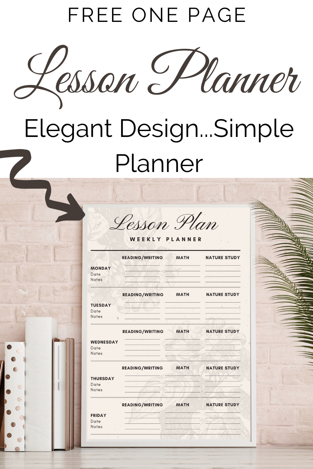 Simple ( free ) Lesson Planner