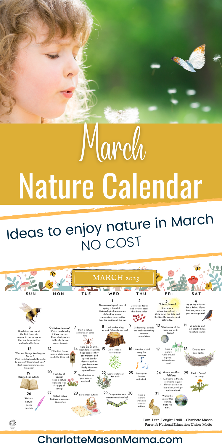 March Nature Calendar