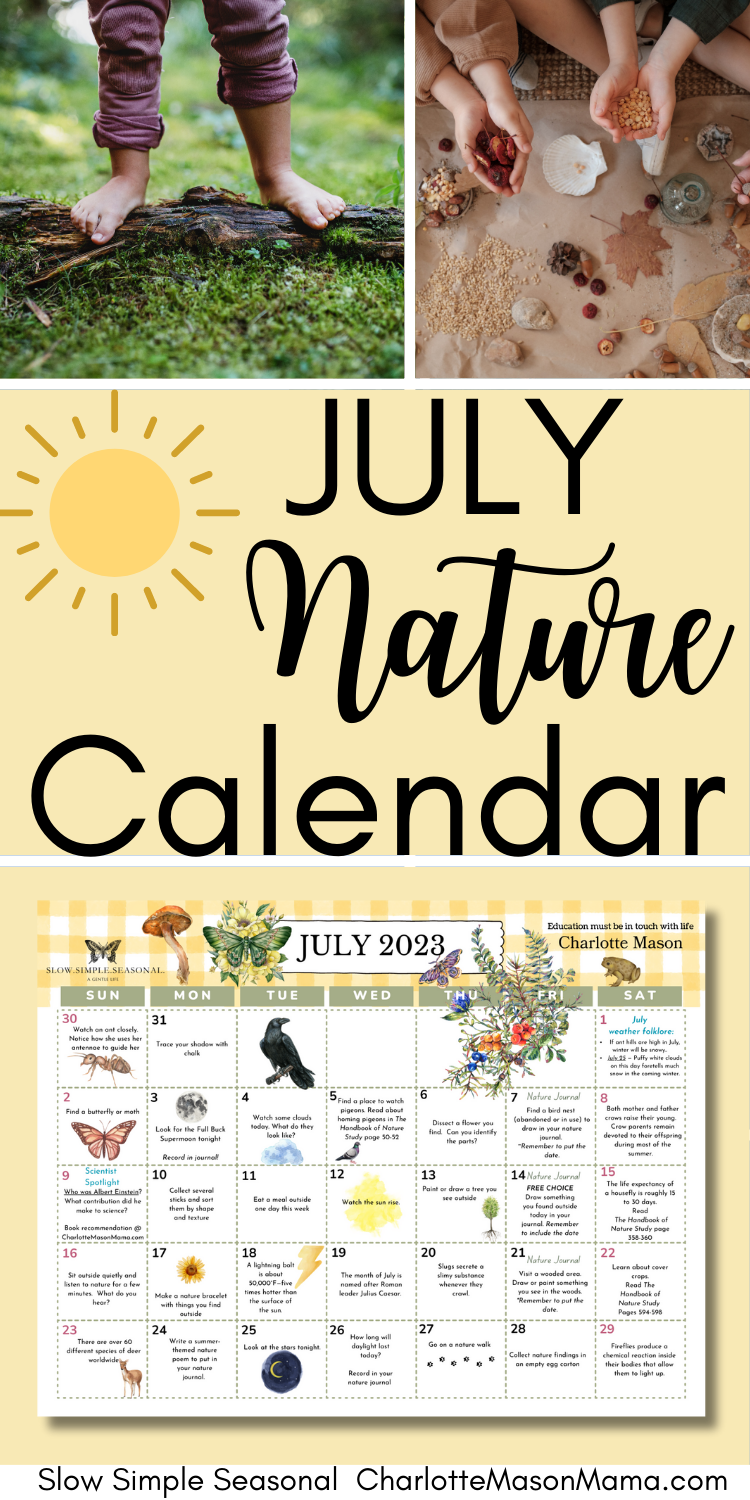 July Nature Calendar